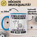 Wildtierforscher Tasse Geschenk für Wildtierforscher Der Mann Der Alles Kann Geschenkidee zum Geburtstag Blau Trendation