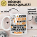 Tierheilpraktiker Geschenk Tasse Lustiger Spruch Erheben Sie Sich Der Tierheilpraktiker Betritt den Raum Weiß Trendation
