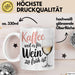 Weintrinker Kaffeetrinker Tasse Geschenk Lustige Geschenkidee Spruch Kaffee Weil Es Für Wein Zu Früh Ist Weiß Trendation