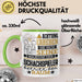 Schachspieler Geschenk Tasse Lustiger Spruch Erheben Sie Sich Der Schachspieler Betritt den Raum Grün Trendation