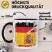 Deutsch Spanier Tasse Geschenk Lustiger Becher Geschenkidee Spanien Kaffee-Becher Trendation