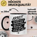 Büro Arbeit Kollege Tasse Geschenk Lustige Geschenkidee Spruch Arbeit Ist Wirklich Wie Ein Banküberfall Schwarz Trendation