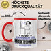 Musiktechniker Geschenk Tasse So Gut Kann Nur Ein Musiktechniker Aussehen Geschenkidee Kaffee-Becher Rot Trendation