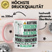 Vogelforscher Geschenk Tasse Lustiger Spruch Erheben Sie Sich Der Vogelforscher Betritt den Raum Rosa Trendation