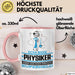 Physiker Geschenk Tasse Ich Bin Physiker Aber Sag Doch Einfach Superheld Lustige Geschenkdiee für Physiker Kaffee-Becher Rosa Trendation
