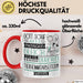 Tierheimmitarbeiterin Geschenk Becher Tasse Gott Schuf Alle Menschen Gleich Nur Die Besten Durfeten Tierheimmitarbeiterin Werden Geschenkidee Lustig Rot Trendation