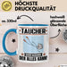 Taucher Tasse Geschenk für Taucher Der Mann Der Alles Kann Geschenkidee zum Geburtstag Blau Trendation