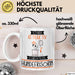 Hundefrisörin Tasse Geschenk Becher Stark Attraktiv Furchtlos Hundefrisörin Lustige Geschenkidee Weiß Trendation