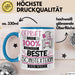 Beste Songtexterin Der Welt Tasse Geschenk für Eine Songtexterin Geprüft Und Sicher Geschenkidee Geburtstag Weihnachten Blau Trendation