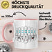 Bowling Tasse Geschenk Bowling-Spieler Geschenkidee Rosa Trendation