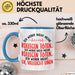 Bürokollege Tasse Geschenkidee Ich Töte Meine Kollegen Nicht Blau Trendation