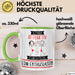 EDM-Enthusiastin Tasse Geschenk Becher Stark Attraktiv Furchtlos EDM-Enthusiastin Lustige Geschenkidee Grün Trendation