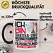 Sanitär- und Heizungstechniker Ausbildung Tasse Geschenk Ich Bin Sanitär- und Heizungstechniker In Der Ausbildung Ich Darf Das Geschenkidee Spruch Schwarz Trendation