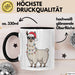 Lama Weihnachtsfeier Tasse Geschenk Lustige Geschenkidee Spruch Trendation