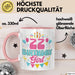 22. Geburtstag Tasse Frauen Mädchen Geschenkidee Lustig 22 Birthday Girl Lustiger Spruch Rosa Trendation