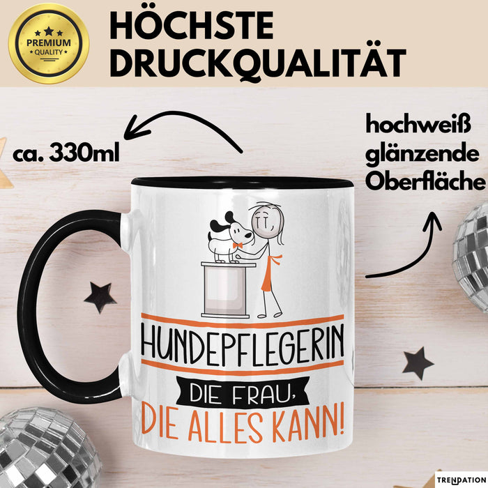 Hundepflegerin Geschenk Tasse Becher Die Frau Die Allen Kann Geschenkidee für eine Hundepflegerin Lustig Trendation