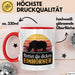 Nashorn Tasse Geschenk Lustige Geschenkidee Spruch Rettet Die Dicken Einhörner Rot Trendation