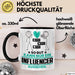 Influencer Geschenk Tasse So Gut Kann Nur Ein Influencer Aussehen Geschenkidee Kaffee-Becher Schwarz Trendation
