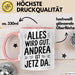 Andrea Tasse Geschenk Alles Ist Gut Andrea Ist Jetz Da Geschenkidee Becher mit Name Rosa Trendation