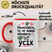 Lustige Чашка Geschenk Посміхайся Не Можеш Обплювати Подарунок Lama Ukrainisch Rot Trendation