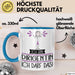Geschenk für Dirigentin Tasse Lustige Geschenkidee Geburtstag Ich Bin Dirigentin Ich Darf Das Blau Trendation
