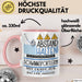 Schwimmsportlerin Tasse Geschenk Lustig Abstand Halten Hochleistungs-Schwimmsportlerin Mit Drang Zur Perfektion Bei Der Arbeit Rosa Trendation