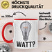 Elektriker Elektroingenieur Tasse Geschenk Watt Geschenkidee Rot Trendation