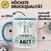 Arzt Geschenk Tasse So Gut Kann Nur Ein Arzt Aussehen Geschenkidee Kaffee-Becher Blau Trendation