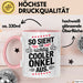 Onkel Sarkastisch Sarkasmus Tasse Geschenk Lustige Geschenkidee Spruch So Sieht Ein Richtig Cooler Onkel Aus Rosa Trendation