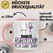 Geschenk für Künstlerin Tasse Lustige Geschenkidee Geburtstag Ich Bin Künstlerin Ich Darf Das Rosa Trendation