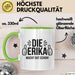 Erika Tasse Geschenk Die Erika Macht Dat Schon Geschenkidee Becher mit Name Grün Trendation