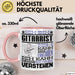 Gitarrist Geschenk Kaffee-Tasse Geschenkidee für Gitarrist Ich Bin Gitarrist Ich Kann Es Dir Erklären Jedoch Nicht Für Dich Verstehen Spruch Lustig Rosa Trendation