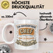 Büroarbeit Kollege Chef Tasse Geschenk Lustige Geschenkidee Spruch Ein Grossartiger Chef Ist Schwer Zu Finden Weiß Trendation
