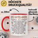 Kaffeeliebhaber Tasse Geschenk Lustige Geschenkidee Spruch Das Kaffee Unser Rot Trendation