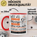 Tonstudio-Besitzerin Tasse Geschenk Spruch Wer Will Schon Prinzessin Sein Wenn Man Auch Tonstudio-Besitzerin Sein Kann Rot Trendation