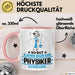 Physiker Geschenk Tasse So Gut Kann Nur Ein Physiker Aussehen Geschenkidee Kaffee-Becher Rosa Trendation