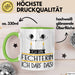Geschenk für Fechterin Tasse Lustige Geschenkidee Geburtstag Ich Bin Fechterin Ich Darf Das Grün Trendation