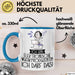 Geschenk für Elektronische Musikproduzentin Tasse Lustige Geschenkidee Geburtstag Ich Bin Elektronische Musikproduzentin Ich Darf Das Blau Trendation