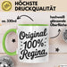 Regina Tasse Geschenk Original 100% Regina Geschenkidee Geburtstag Grün Trendation