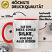 Silke Tasse Ich Bin Diese Coole Silke, Von Der Alle Reden Geschenk Rot Trendation