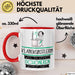 Klangkünstlerin Weil Es Keinen Schöneren Beruf Gibt Tasse Geschenk für Eine Klangkünstlerin Lustig Rot Trendation