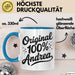 Andrea Tasse Geschenk Original 100% Andrea Geschenkidee Geburtstag Blau Trendation