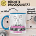 Balletttänzer Geschenk Tasse So Gut Kann Nur Ein Balletttänzer Aussehen Geschenkidee Kaffee-Becher Blau Trendation
