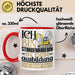 Straßenbauerin Ausbildung Start Geschenk Tasse Ich Bin Straßenbauerin In Der Ausbildung Ich Darf Das Kaffee-Becher Geschenkidee Rot Trendation