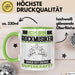 Rockmusiker Tasse Geschenk für Rockmusiker Geburtstag Lustiger Spruch Kaffee-Becher Was Ist Deine Superkraft Grün Trendation