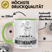 Reittherapeut Geschenk Tasse So Gut Kann Nur Ein Reittherapeut Aussehen Geschenkidee Kaffee-Becher Grün Trendation