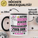 Zoologe Geschenk Tasse Lustiger Spruch Erheben Sie Sich Der Zoologe Betritt den Raum Schwarz Trendation