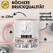 Geschenk für Bungee-Jumperin Tasse Lustige Geschenkidee Geburtstag Ich Bin Bungee-Jumperin Ich Darf Das Rosa Trendation
