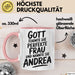 Andrea Tasse Geschenk Gott Formte Die Perfekte Frau Andrea Geschenkidee Rosa Trendation