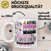 Sounddesignerin Tasse Geschenk Lustiger Spruch Bitte Erheben Sie Sich Seine Majestät Die Sounddesignerin Betritt Den Raum Weiß Trendation